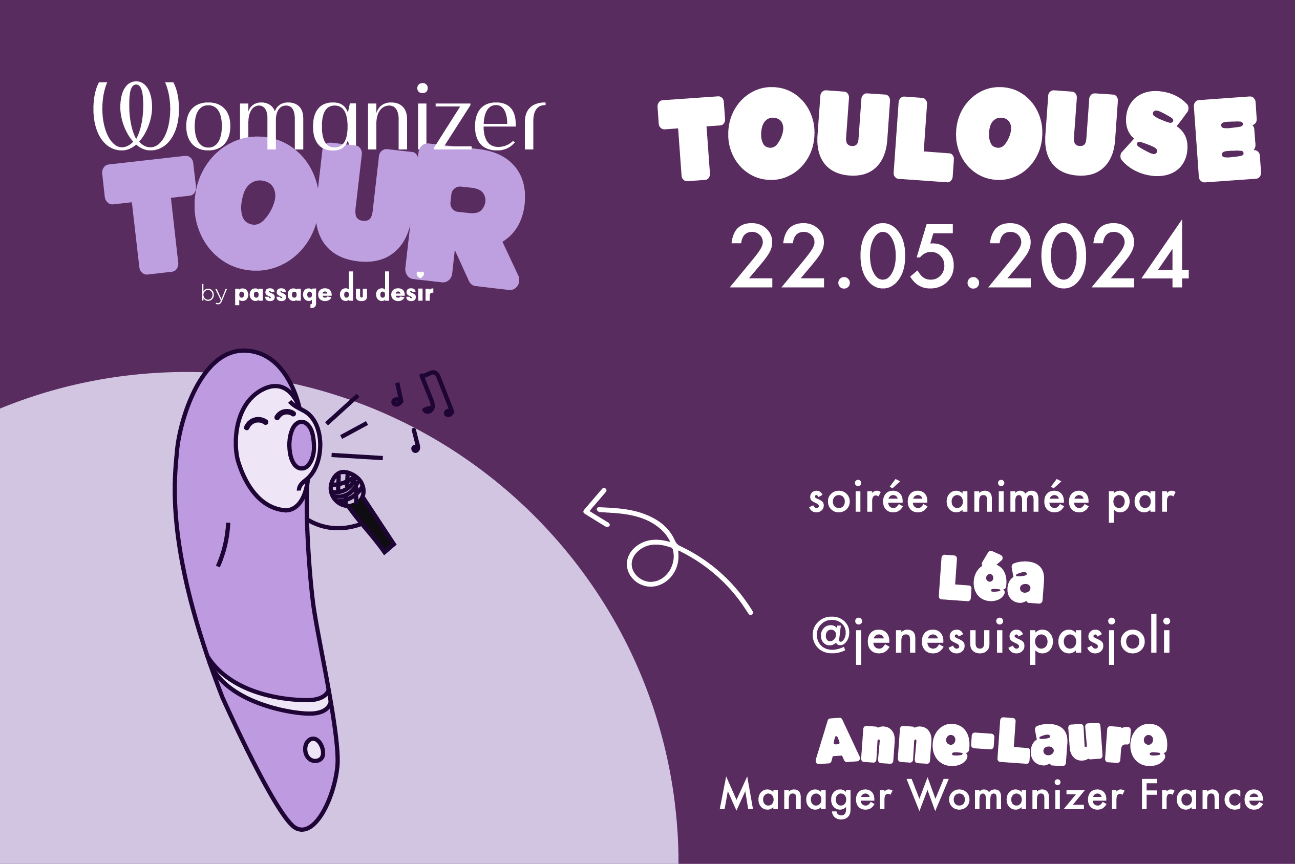 Womanizer tour Paris boutique Sainte Croix